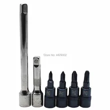 4 шт. подделок Phillips биты для шуруповерта Набор торцевых PH0 PH1 PH2 PH3+ 2 шт. "(50 мм) "(100 мм) гнездо расширения бар набор