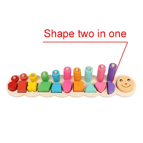 Montessori Educational Toys For Children Kindergarten Mouse Thread Cheese Plaything Teaching Aids Math Montessori Wooden Toys - Цвет: A