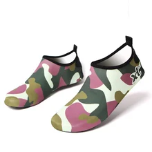 Goexplore для плавания водонепроницаемая обувь Для женщин Летняя обувь для пляжного отдыха на плоской подошве; мягкие легкие прогулочные слипоны Aqua кроссовки для дайвинга