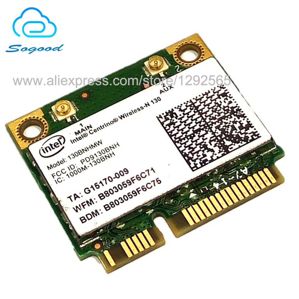 Wlan для Intel Centrino Wireless-N 130BNHMW wifi + Bluetooth 3 0 Mini PCI-E 802.11n беспроводная сетевая карта ACER DELL