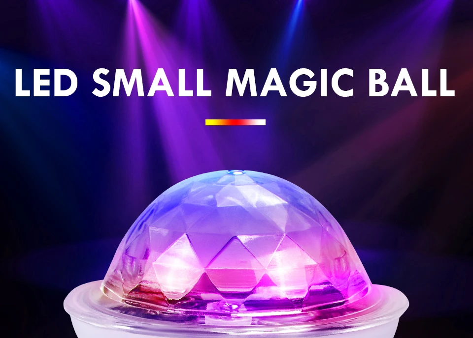 Mini USB led Party Lights Portable Crystal Magic Ball (1)