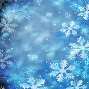 

blue snowflake bokeh Photography Backgrounds Vinyl cloth High quality Computer print wall photo backdrop