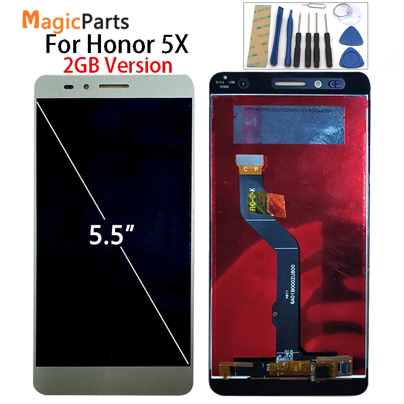 Huawei Honor 5X ЖК-дисплей + сенсорный экран инструменты FHD 100% новый дигитайзер в сборе