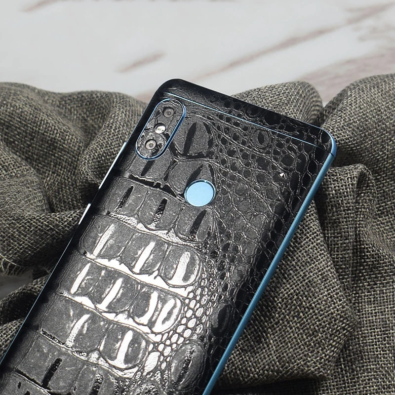 

Crocodile Serpentine Pattern Decorative For Xiaomi Redmi Note 5 Pro Mobile Phone Protector Note5 Back Film Sticker With Gift
