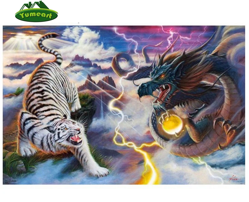 Unduh 88 Koleksi Gambar Harimau Putih Dan Naga Terbaru 