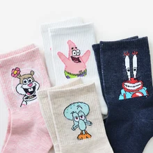 SP& CITY, 4 пары, женские весенние короткие Мультяшные хлопковые носки, 3D, забавные цветные, унисекс, крутые, студенческий стиль, хипстерские носки, дешевый набор носков