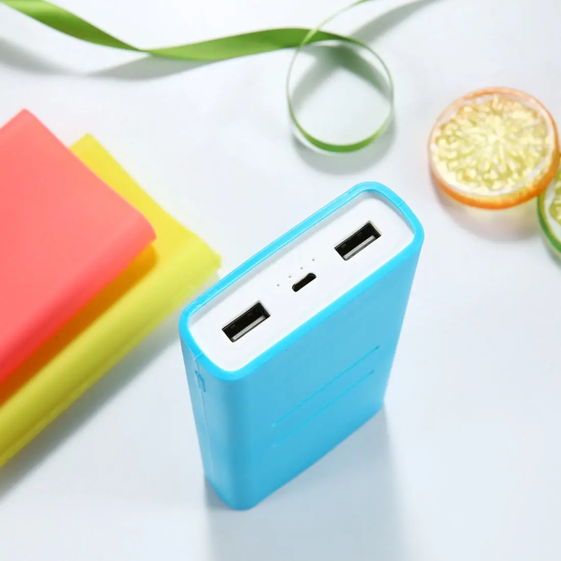 Защитный чехол для Xiaomi PowerBank 2 поколения 10000/16000/20000/5000 силиконовый чехол для зарядки