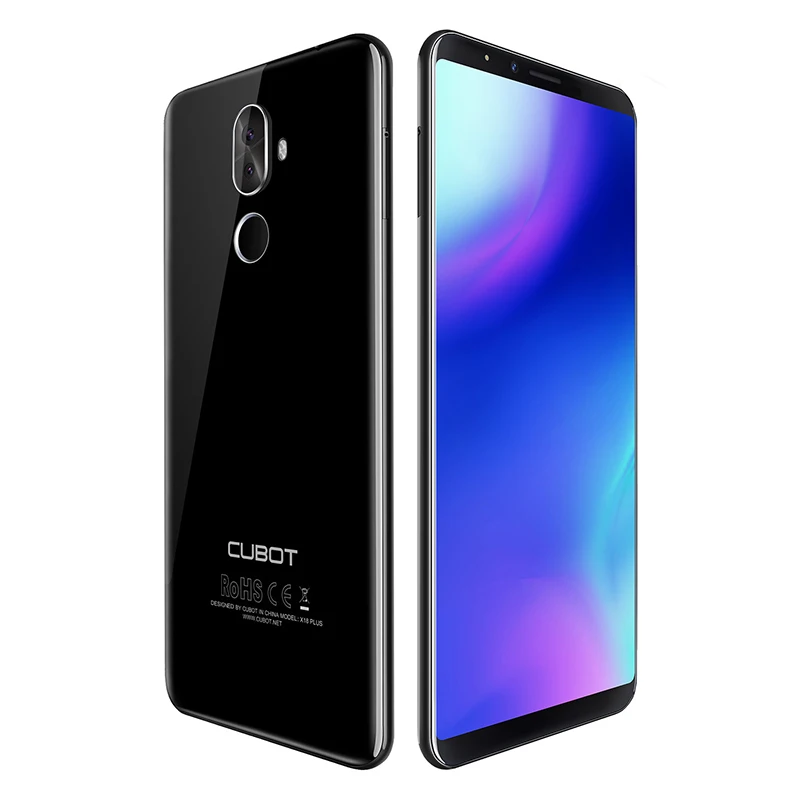 Смартфон Cubot X18 Plus MT6750T, четыре ядра, 4 Гб ОЗУ, 64 Гб ПЗУ, 5,99 дюйма, 18:9 FHD+,, Android 8,0, 4000 мА/ч, задняя двойная камера, 4G LTE