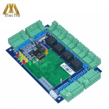 Плата управления доступом для 4 дверей LP04 дверь панель управления доступом LAN& WAN система контроля доступа отпечатков пальцев