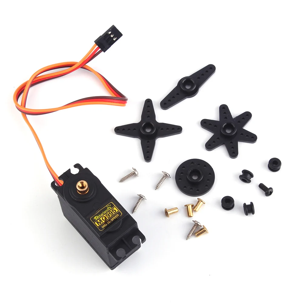 

MG995 Metal Gear 15KG Analog Servo High Speed Torque For RC Helicopter Airplane Car Truck RC Model Parts