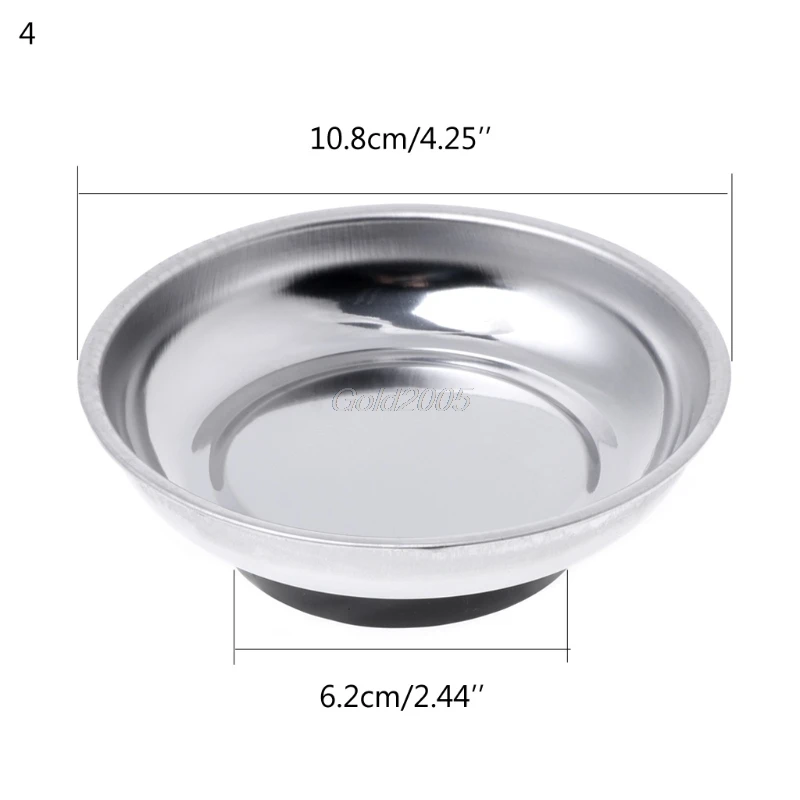 Магнитная Нержавеющая сталь части чаши ЛОТОК блюдо машина ремонт хранения инструмент 3 дюймов/4 дюймов/6 дюймов G21 и Прямая поставка