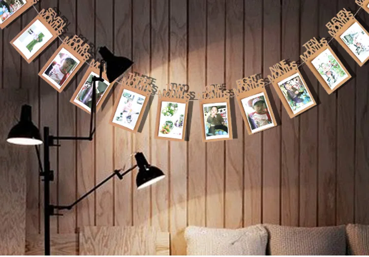 DIY Фотоальбомы скрапбук детский подвесной бумажный ремесло душ день рождения пол