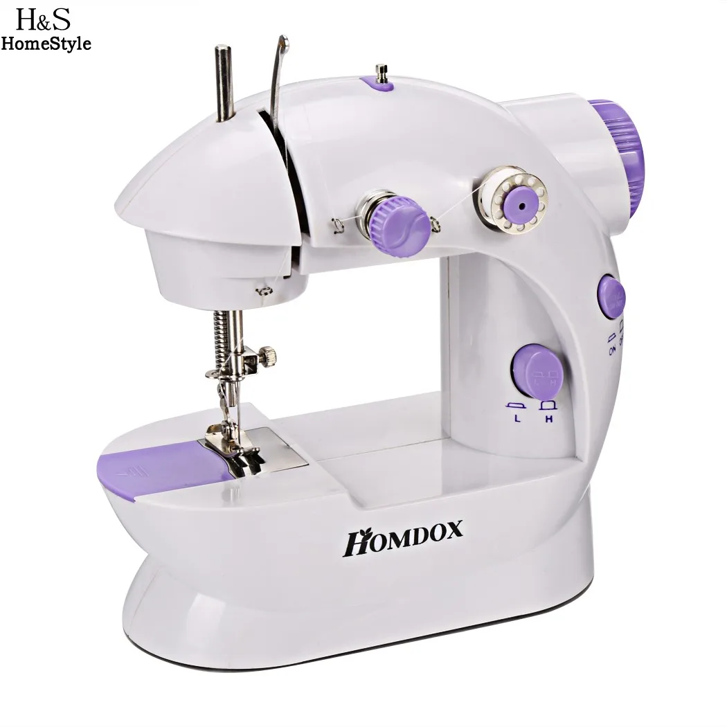 Homdox Fashion LSS 202 Lil' Sew Mini Portable 2 Speed Sewing Machine