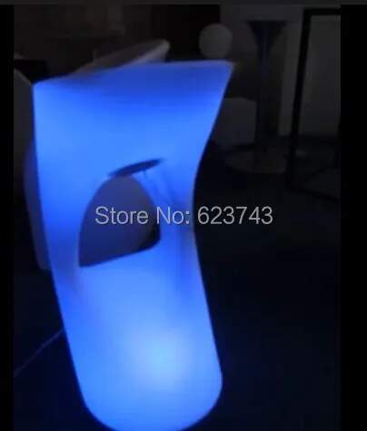 LED illuminated Bar Chair seat SL-LSC3840 waterproof with remote control+110/220V Adapter,LED light up Bar stool chair outdoor