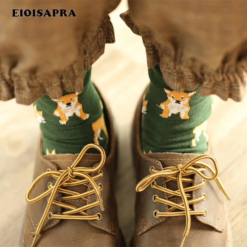 

[EIOISAPRA]Cute Piggy/Pug Design Funny Socks Women Creative Harajuku Kawaii Meias High Quality Japan Sox Calcetines Mujer