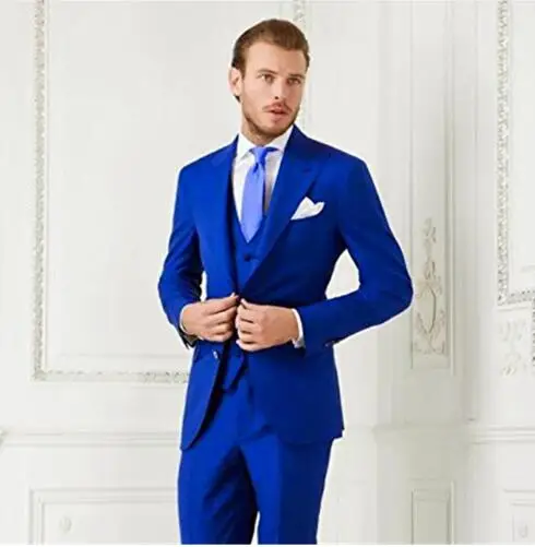 Лидер продаж, мужские свадебные костюмы из 3 предметов(пиджак+ брюки+ жилет+ галстук), новейший дизайн, Terno Masculino, модный блейзер для жениха на заказ - Цвет: as picture
