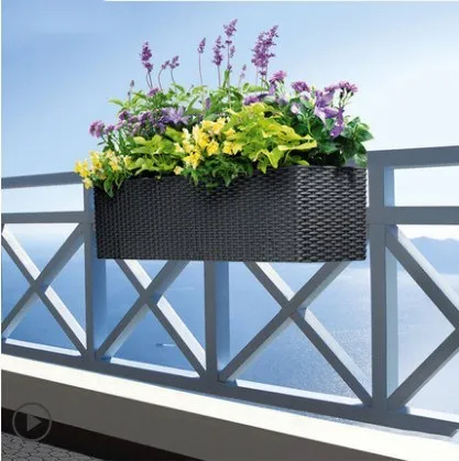 2 Pcs Iron Art Balcony Pot Rack Hook Up Railing Hanging Shelf 2 Pcs Iron Art Balcony Pot Rack Hook Up Railing Hanging Shelf Adjule Outdoor Flower Bracket In Plant Cages Supports From Home Garden On