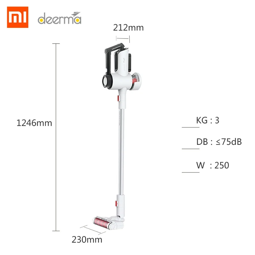 XIAOMI Deerma VC40 вертикальный пылесос ручной стальной сетчатый поворотный фильтр