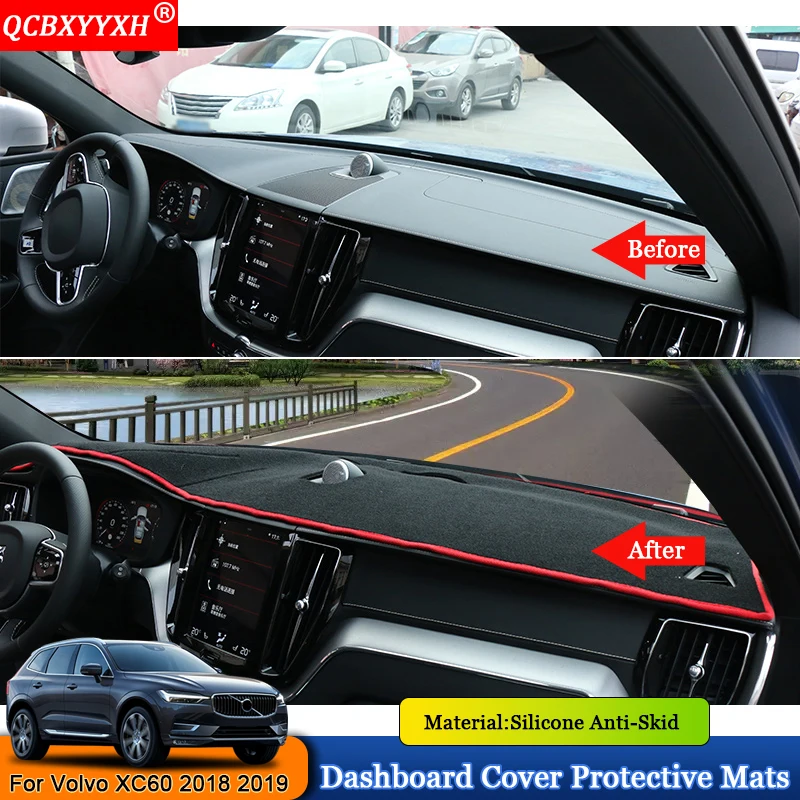 QCBXYYXH автомобильный Стайлинг приборной панели автомобиля Избегайте светильник Pad полиэстер Инструмент крышка платформы защитные коврики для Volvo XC60