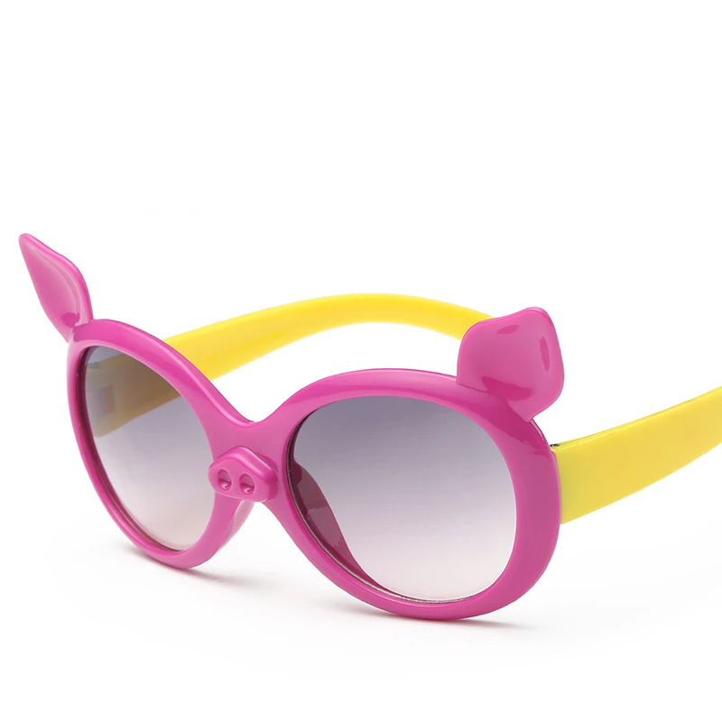 

Laura Fairy Cute Style Cartoon Pig Image Polarized Sunglasses Kids UV400 Protection Sun Glasses oculos de sol infantil 2017