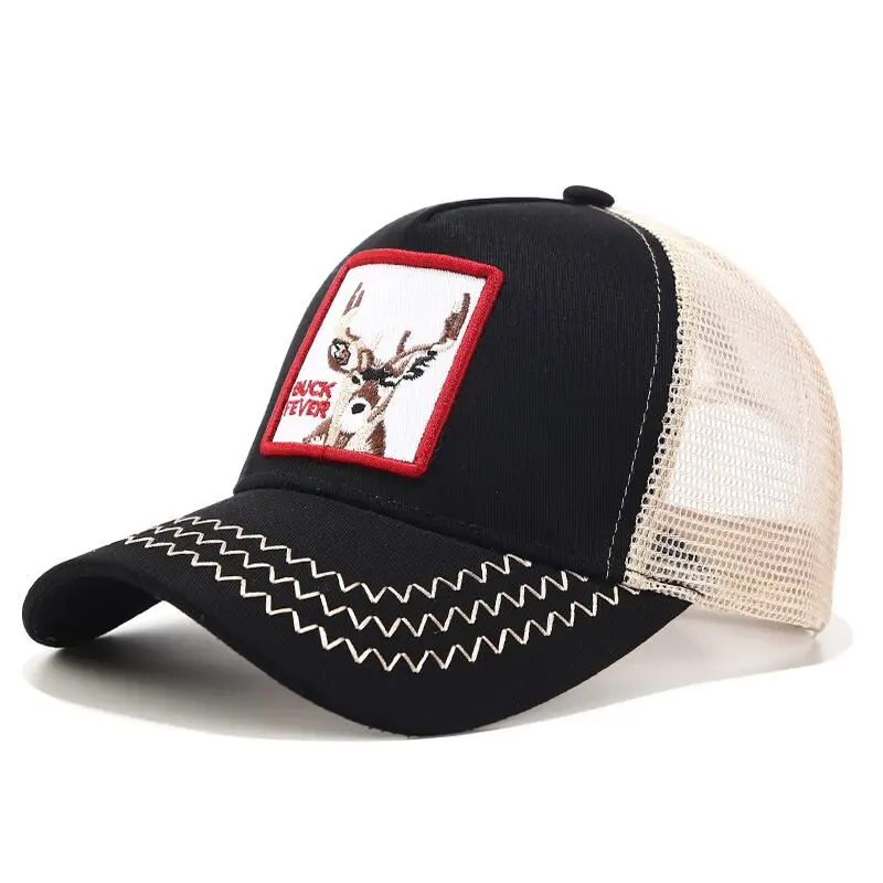 Хлопчатобумажные бейсболки для мужчин, хип-хоп кепка с вышитым волком, бейсбольная кепка с дышащей сеткой, шляпы от солнца для мужчин, хип-хоп кепка - Цвет: 10  COLOR