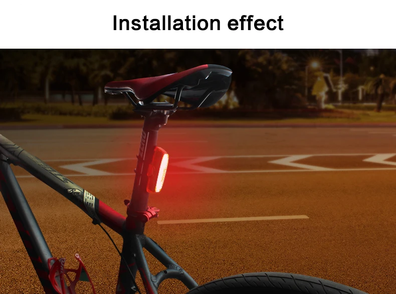 Excellent MEROCA Bike Bicycle Lamp100 LM Rechargeable LED USB COB Mountain Bike Tail Light Taillight MTB Safety Warning Bicycle Rear Light 12
