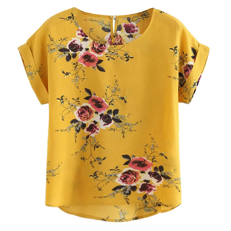 ladies yellow summer tops