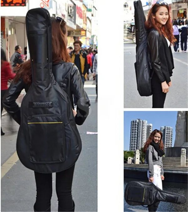 Full Size Padded Strap Classical Acoustic Guitar Backpacks Shoulder