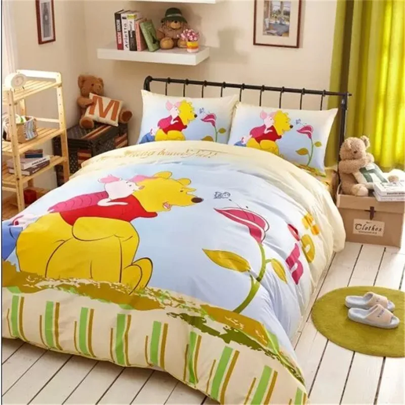 winnie the pooh cot bed set