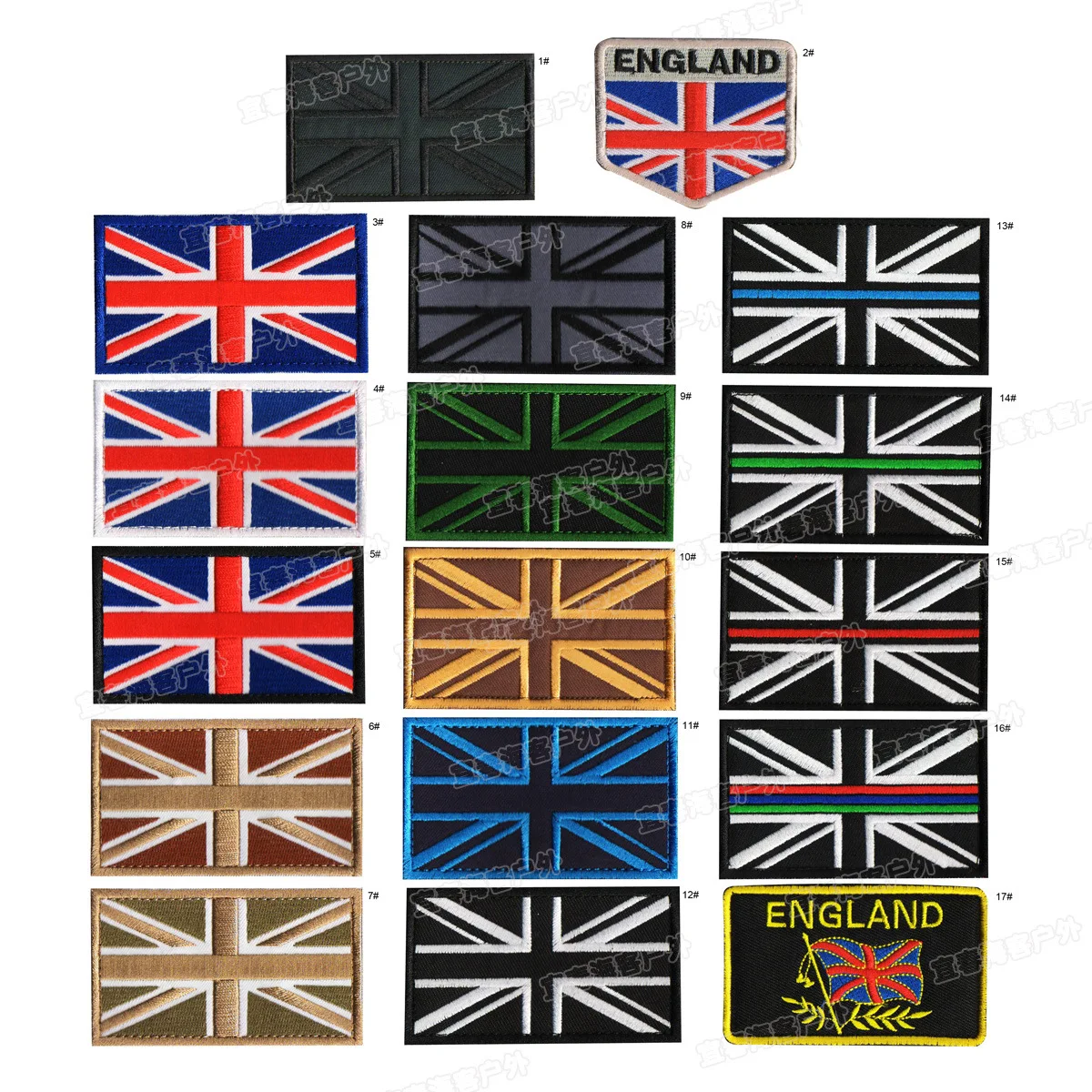 イギリス国旗の刺繡パッチ イギリス スコットランド ウェールズの戦術連盟の旗バッジ 英国の服 パッチ Aliexpress