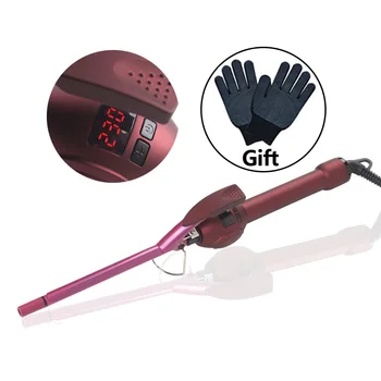 

9mm curling iron hair curler professional hair curl irons curling wand roller rulos krultang magic care beauty styling tools