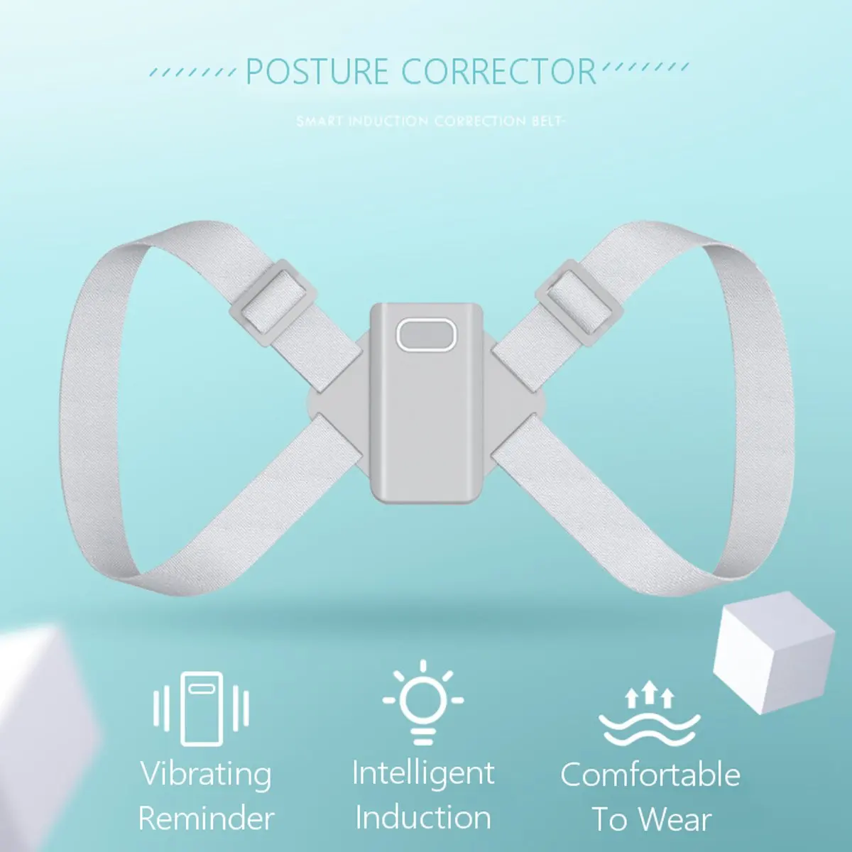 Adjustable Electric Back Posture Corrector Adult Back Brace Support Belt Shoulder Training Belt Lumbar Correction Health Care