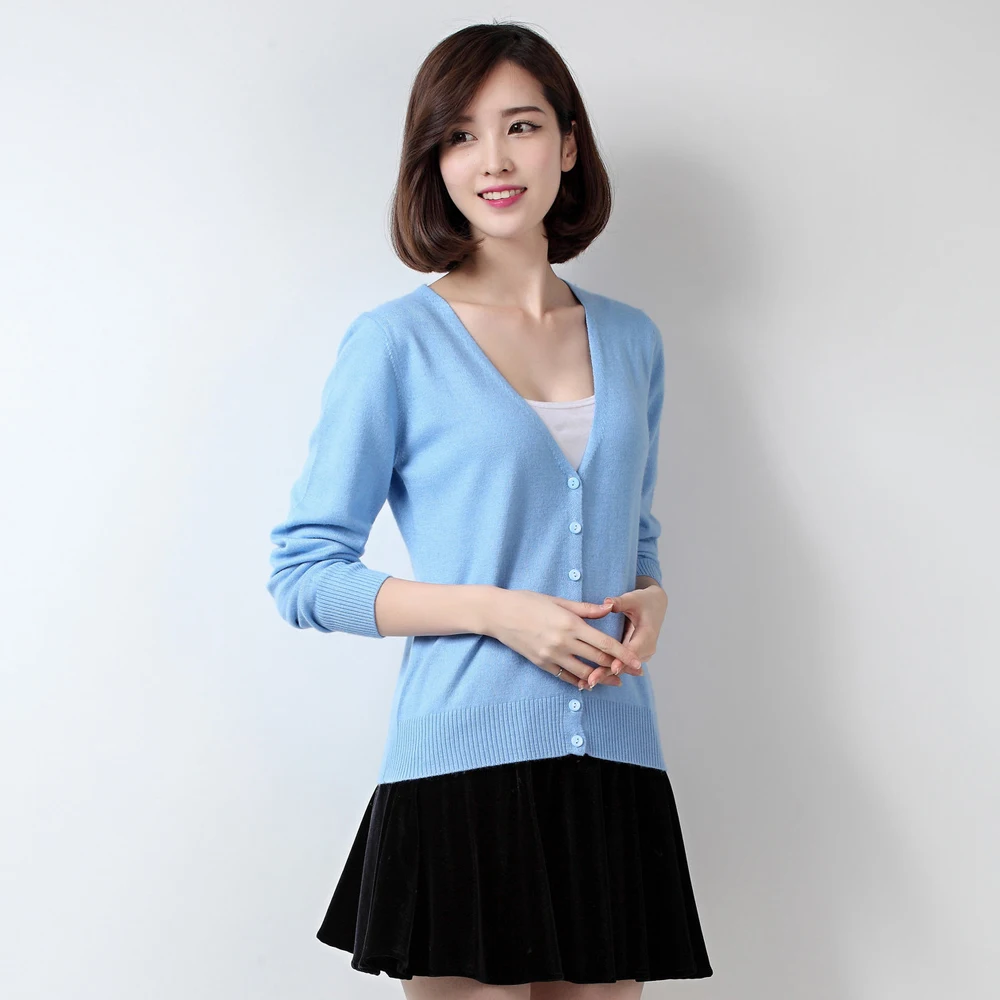 Fashion Cashmere Cardigan Sweaters Women Blouse Knitted Cashmere Coat V-neck Solid Elastic Slim Female Casual Jacket D199 Fashion Cashmere Cardigan Sweaters Women Blouse Knitted Cashmere Coat V-neck Solid Elastic Slim Female Casual Jacket D199