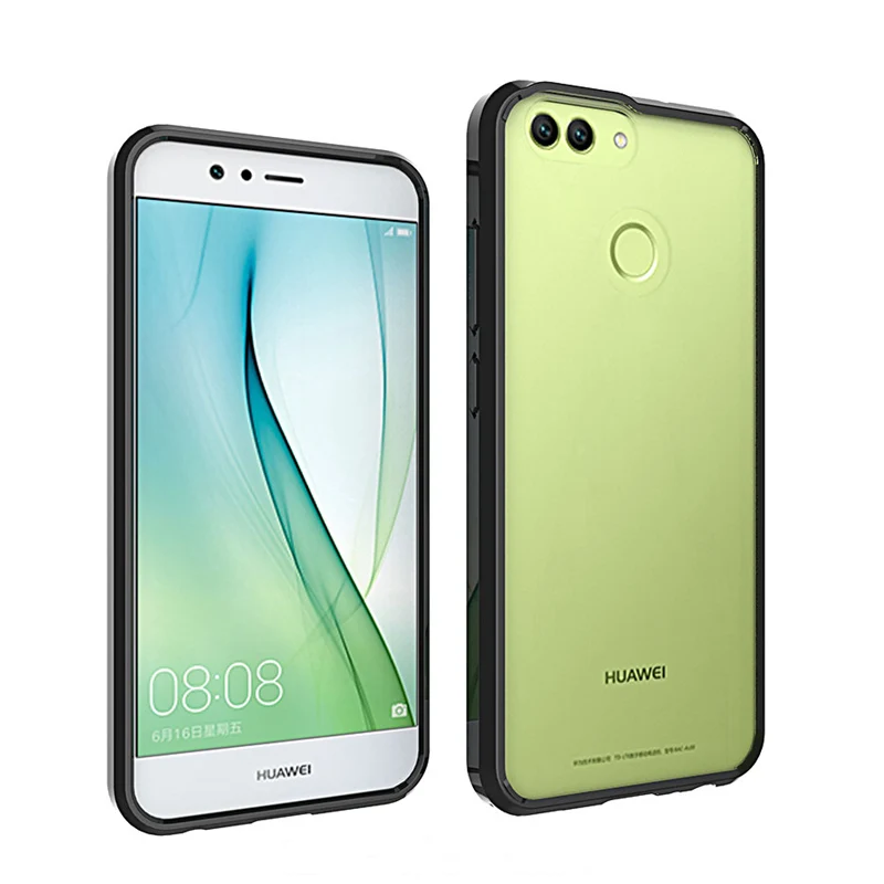 

Hybrid Shockproof Cover For Huawei Nova 2 Plus Air Cushion Tech Fitted Case Crystal Clear Back Shell Transparent Shell For Nova2