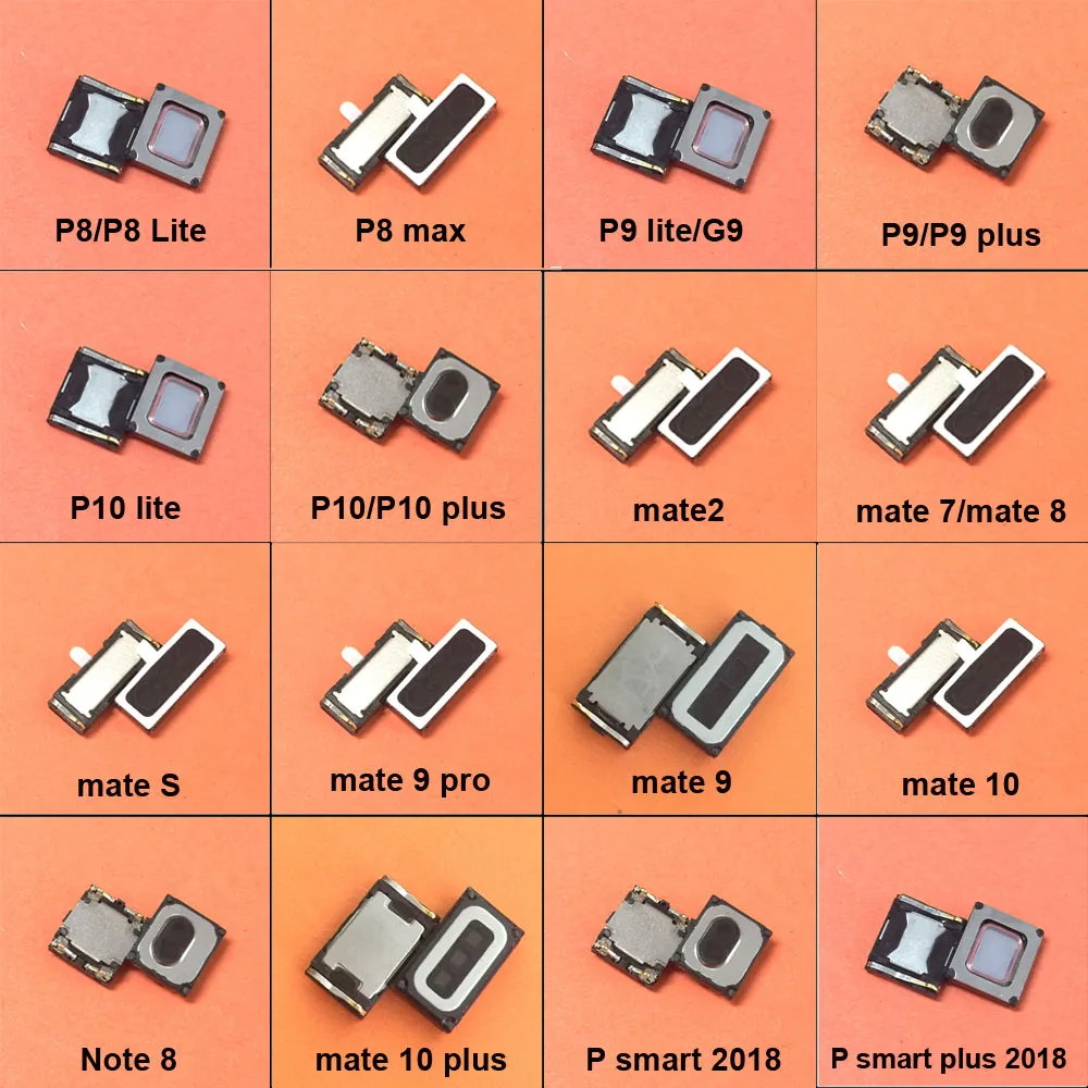 

For Huawei P8 lite/max P9 P10 lite plus/ mate 7 8 9 pro mate 10/Note 8/P smart 2018 Earpiece Speaker Receiver Earphone speaker