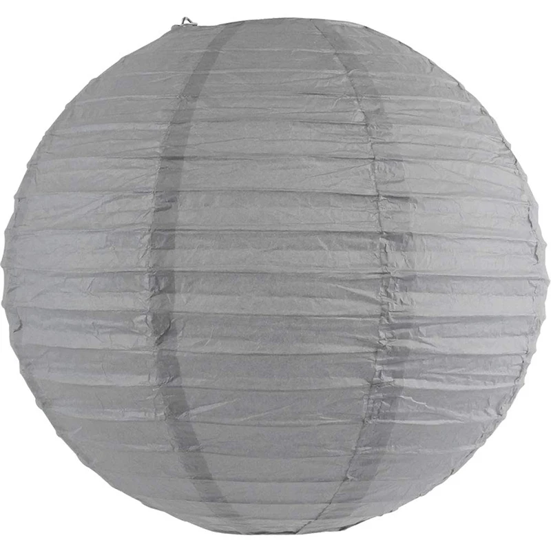 grey paper lantern