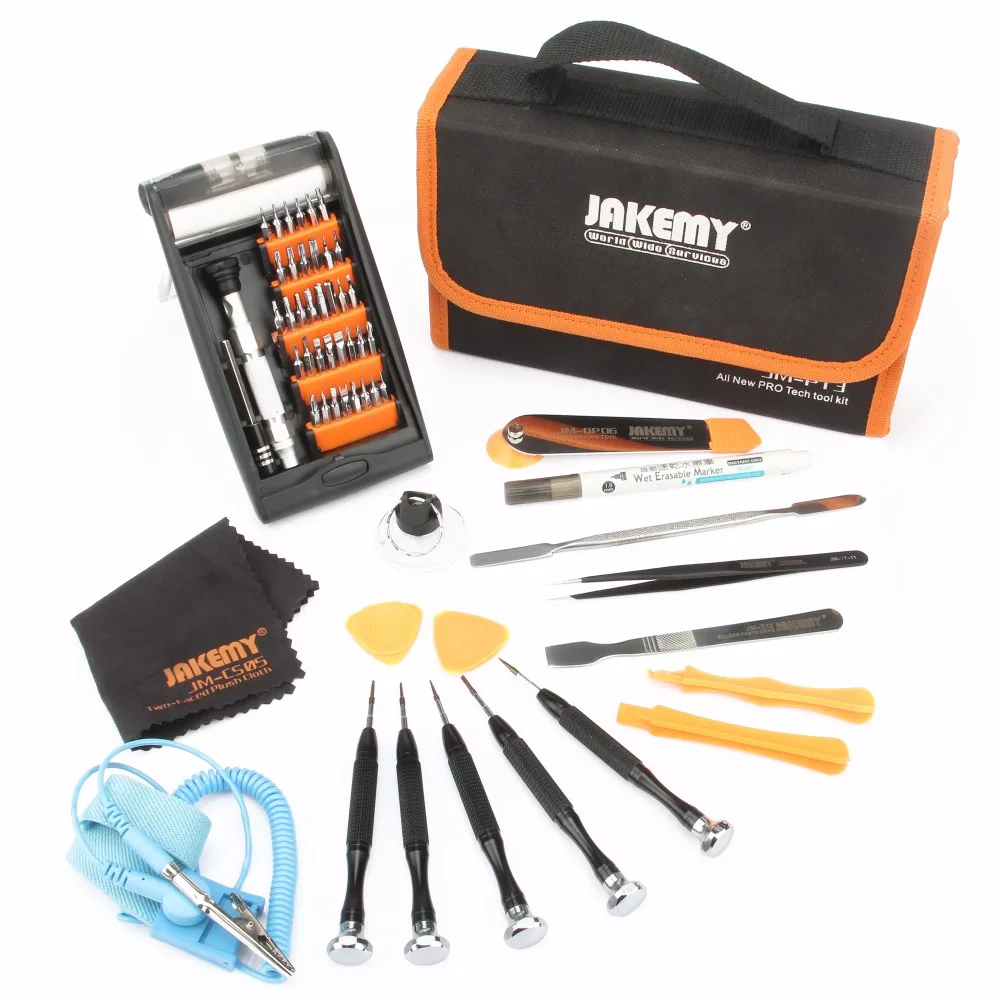 

JAKEMY 54 in 1 Multifunction Screwdriver Kit Repair Set for Computer Electrical Maintenance Professional Hand Tools Set