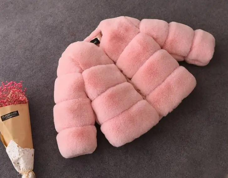 

Baby Toddler Faux Fur Leopard Coat with belt Girls WinterWarm Jacket Snowsuit Children outerwear Winter wear Clothes