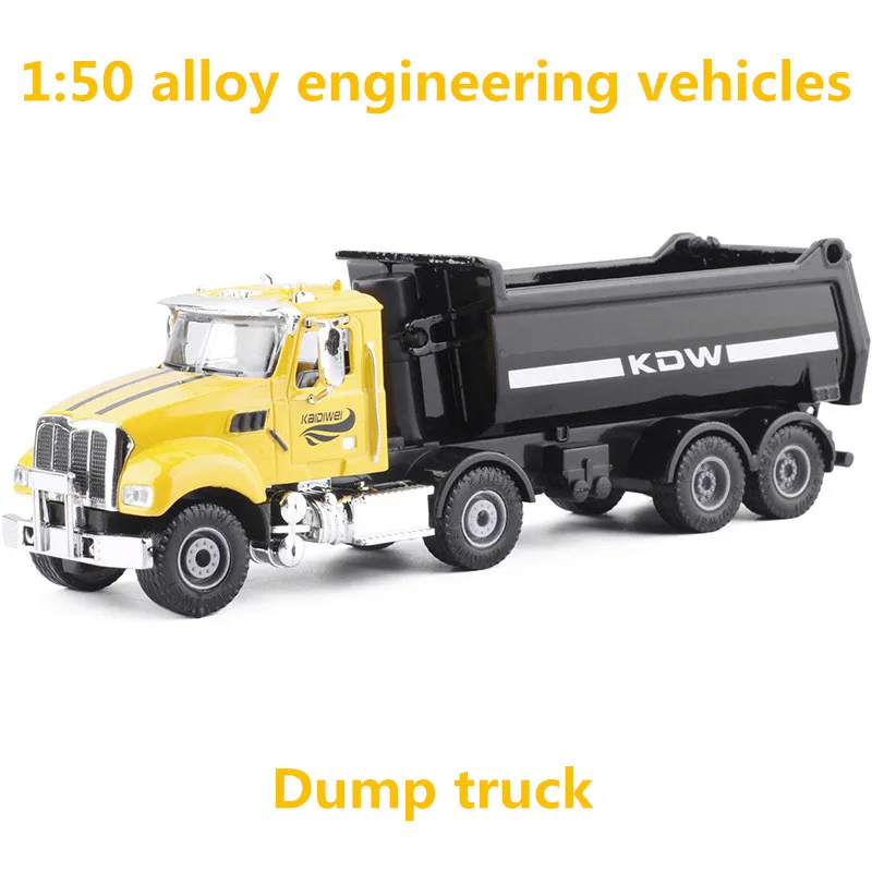 

1:50 alloy engineering vehicles,high simulation dump truck model,metal diecasts,toy vehicles,can slide puzzle toys,free shipping