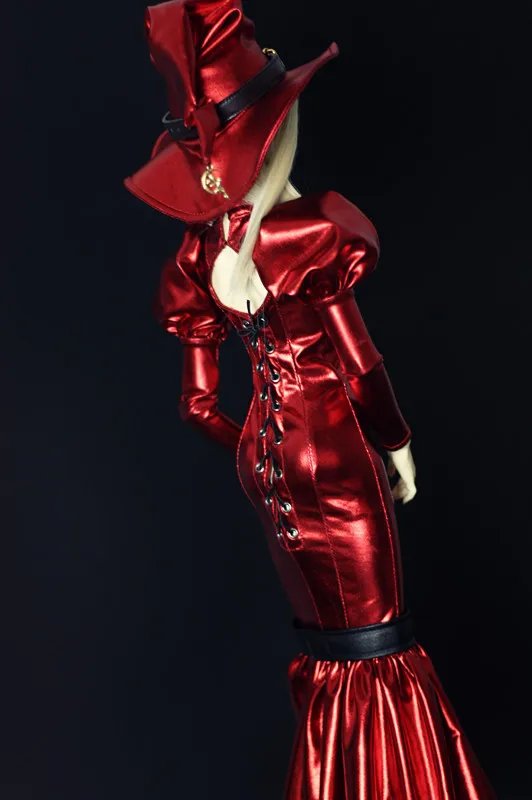 Принять заказ новая Ретро классика красная ведьма длинная юбка 1/3 1/4 BJD SD SD13 SD16 SDR девушка MSD IP Кукла Одежда