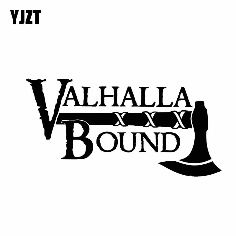 YJZT 16 6*8 2 см Oem Valhalla переводная картинка викингов солдат автомобильная наклейка