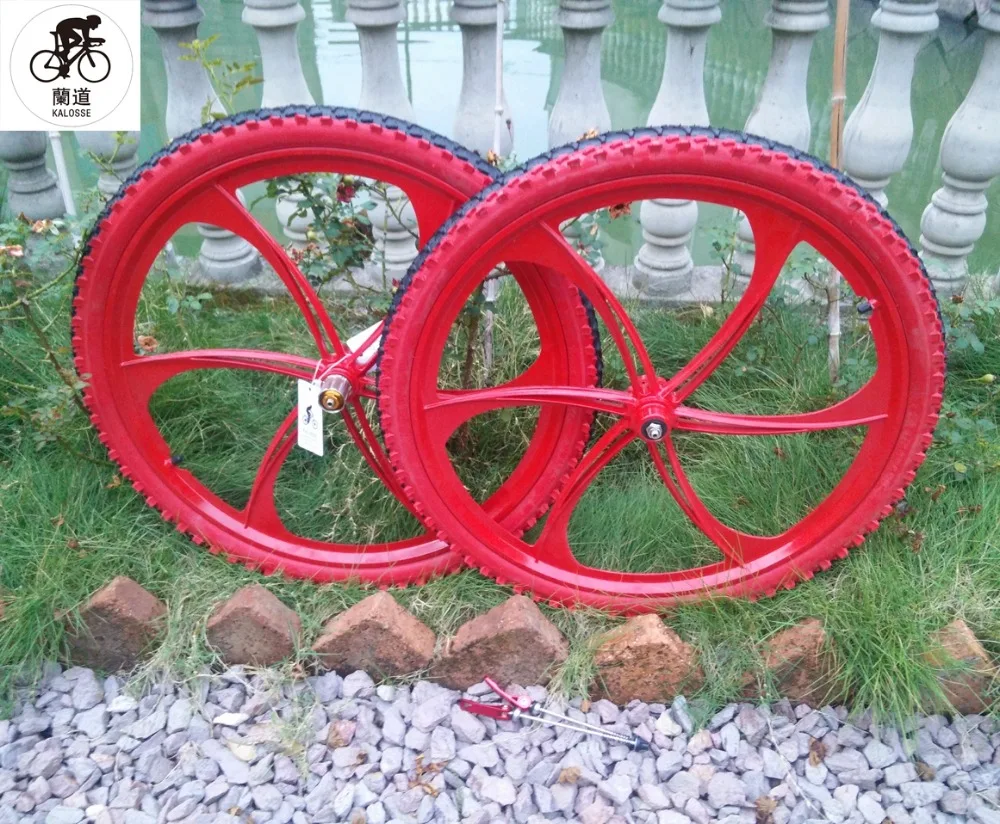 Kalosse Integrated wheel 26*1.95 tires mountain bike wheel 26inch
