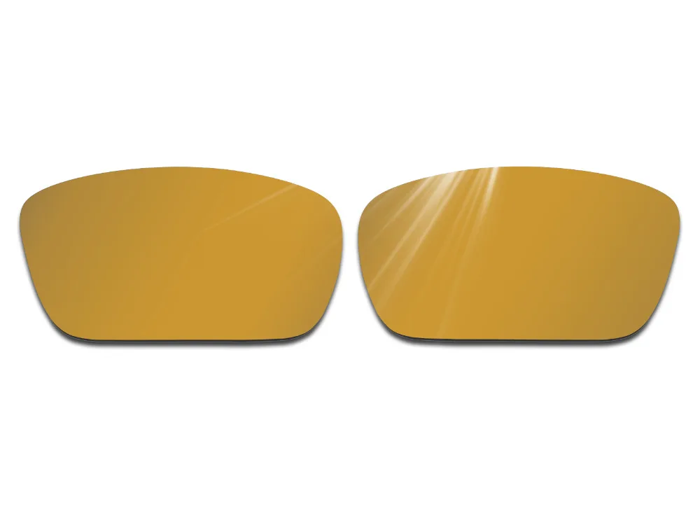 Glintbay 2 пары поляризованных солнцезащитных очков замена линз для Окли топливных элементов Стелс черный и Бронзовый золото