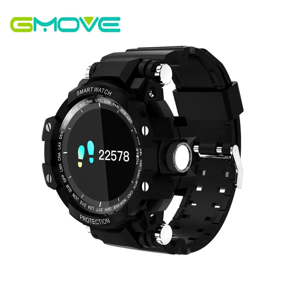 GMOVE Q8 Смарт часы с Bluetooth Монитор артериального давления пульса умный мужской