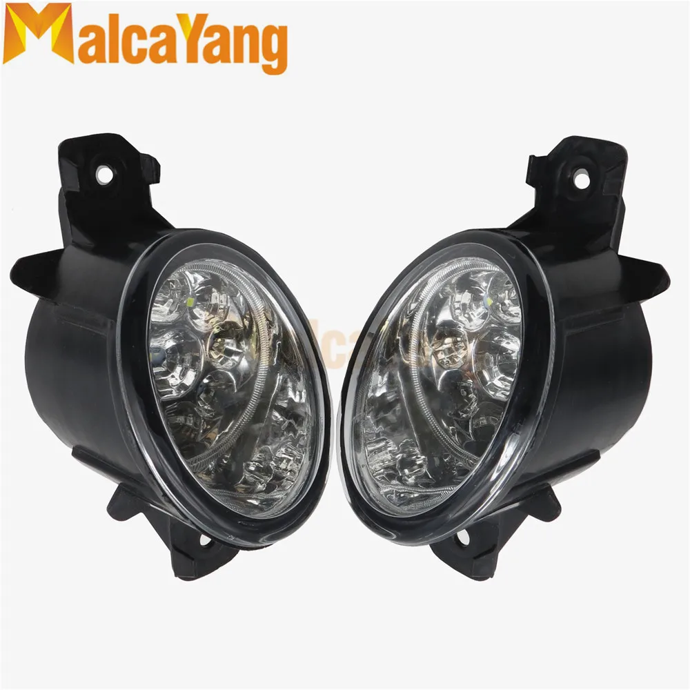 

2PCS Fog Lamp Assembly LED & Halogen Fog Lights DRL For Nissan Qashqai Dualis J10 NJ10+2 2006-2013