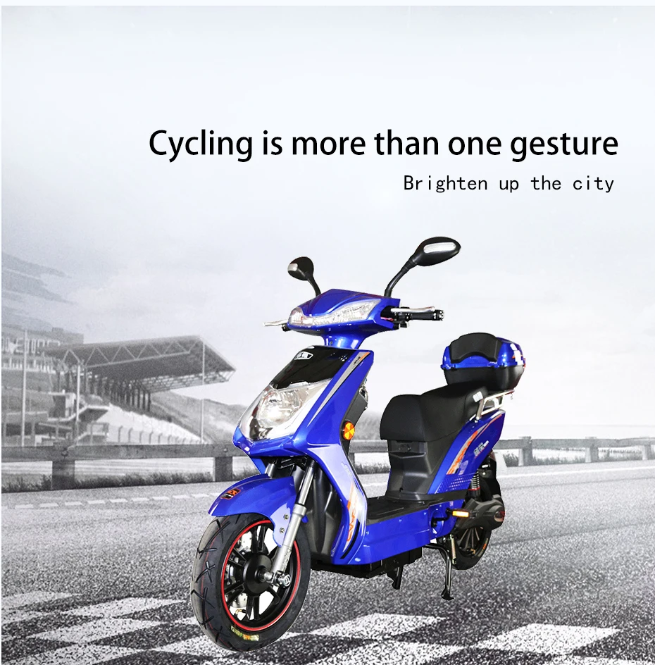 Flash Deal Electric Motorcycle Electric Bike Adult Electric Bicycle with battery Standard Type 60V 72V Electric Bike Motor Wheel Ebike 1