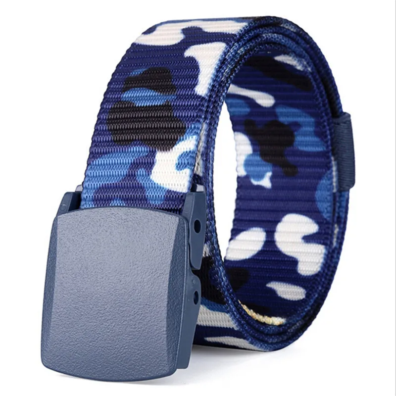 14 colors 120*4cm Unisex Military Tactical Nylon Belt Trendy Combat Plastic Buckle Waistband Waist Support for 2019 7