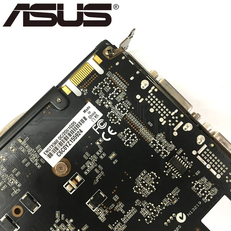 Видеокарта ASUS GTX 560 1 Гб 750 бит GDDR5 графические карты для nVIDIA Geforce GTX560 б/у VGA мощнее