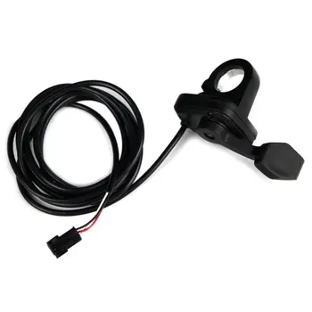 

1 Set 108X Right Finger Thumb Throttle Electric Bike Plug-in SM-3A Handlebar E-Bike Scooter Bicycle Speed Control Switch Handle