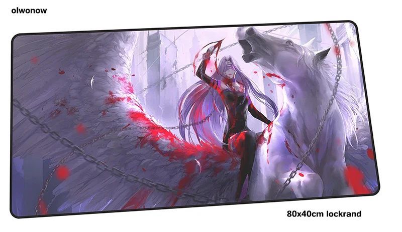 Fate коврик для мыши 800x400x3 мм милый игровой коврик для мыши геймерский коврик массовый игровой с узором компьютерный стол padmouse клавиатура большие игровые коврики - Цвет: Size 800x400x3mm